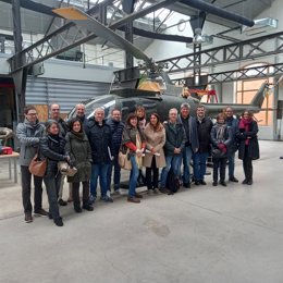 Imagen de investigadores de la UJA en el proyecto Saf Eagle.