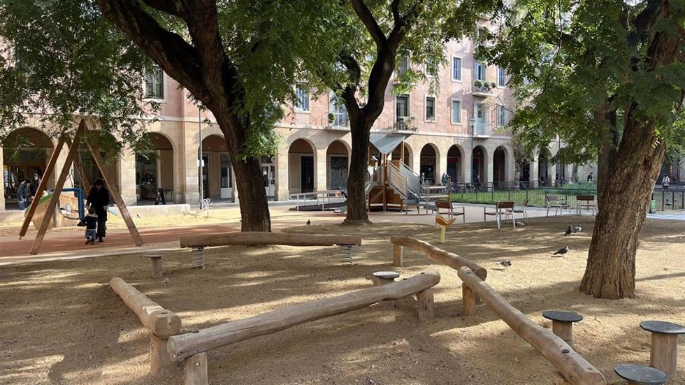 Plaza Vicen Martorell en el Raval (Barcelona)