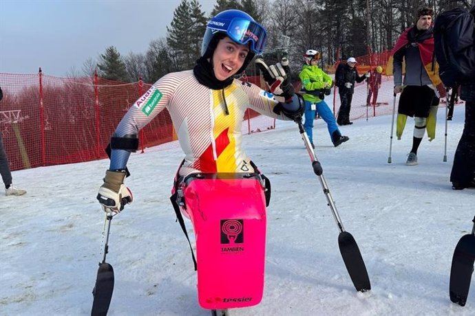 Audrey Pascual roza el podio con un cuarto puesto en el gigante del Mundial de esquí paralímpico