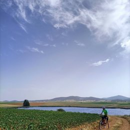 Uno de los paisajes de los que puede disfrutarse en la Comarca Campo de Daroca, que organiza la XXIII Marcha Senderista el próximo 16 de marzo.