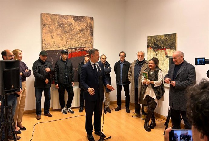 Martínez Abad en la inauguración de la exposición