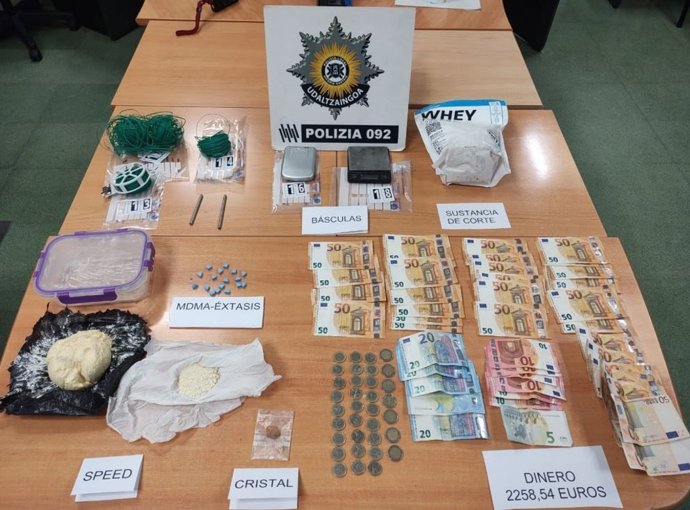 Droga requisada en un operativo en Vitoria