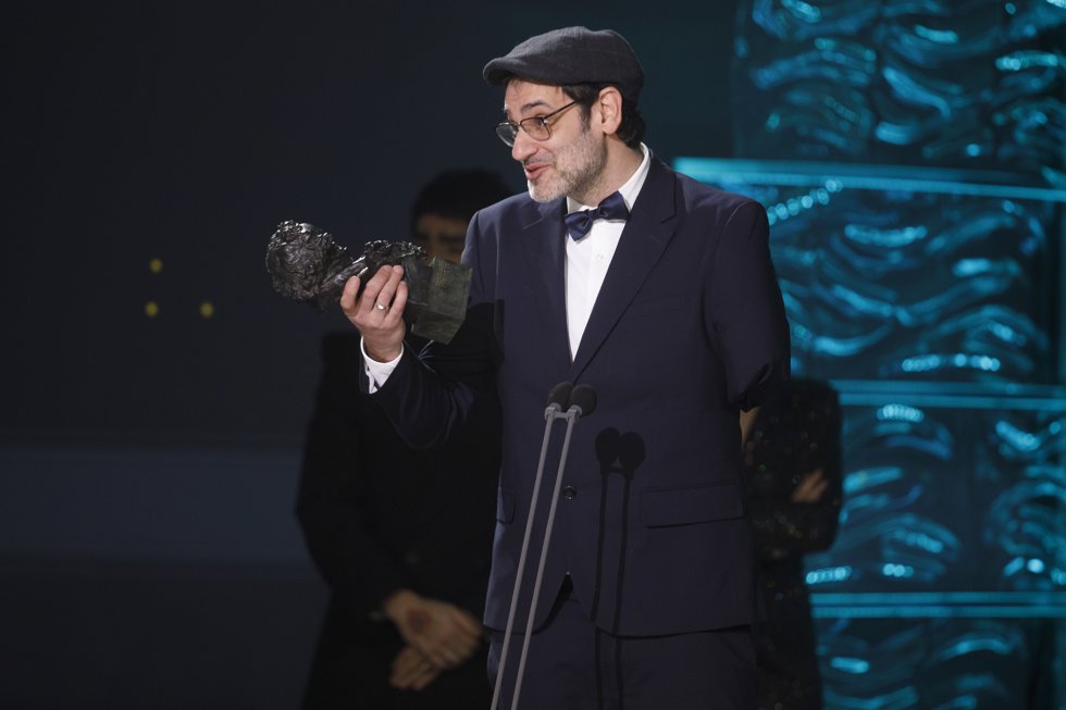 El director Álex Lora Goya a Mejor Corto de Ficción por 'La gran obra' en la 39 edición de los Premios Goya 