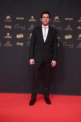 El director Javier Macipe posa en la alfombra roja de la 39º edición de los Premios Goya, en el Palacio de Exposiciones y Congresos de Granada, a 8 de febrero de 2025, en Granada, Andalucía (España). Los galardones son otorgados de manera anual por la Aca