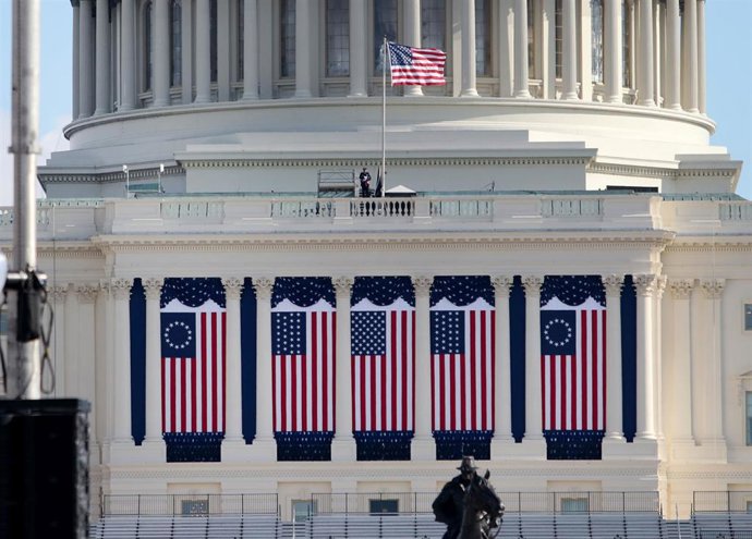 Archivo.- Banderas de EEUU.