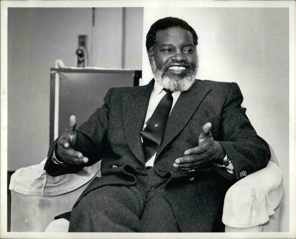 Archivo - Primer presidente de Namibia, "Sam" Nujoma