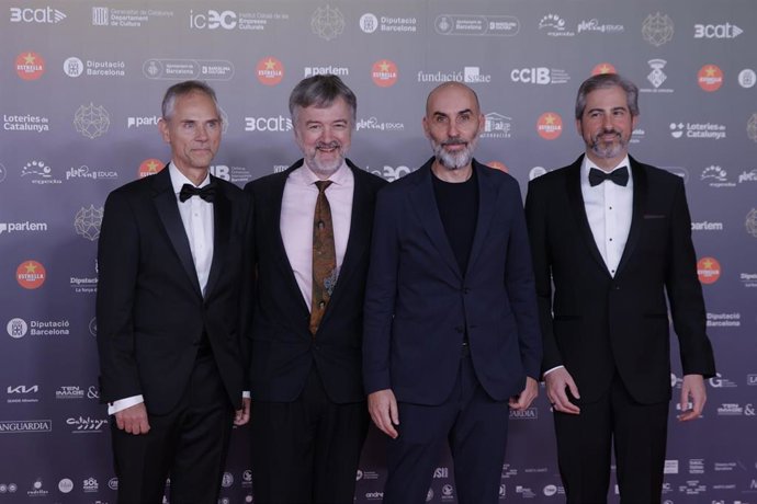 El equipo de la película de animación 'Mariposas Negras', en los Premios Gaudí el pasado enero