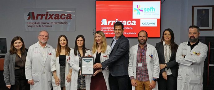 El hospital Virgen de la Arrixaca ha recibido uno de los reconocimientos de la Sociedad Española de Farmacia Hospitalaria.