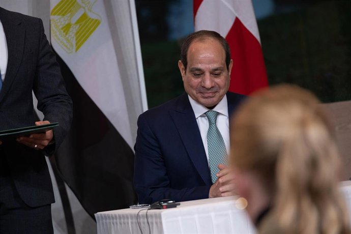 Archivo - El presidente de Egipto, Abdelfatá al Sisi