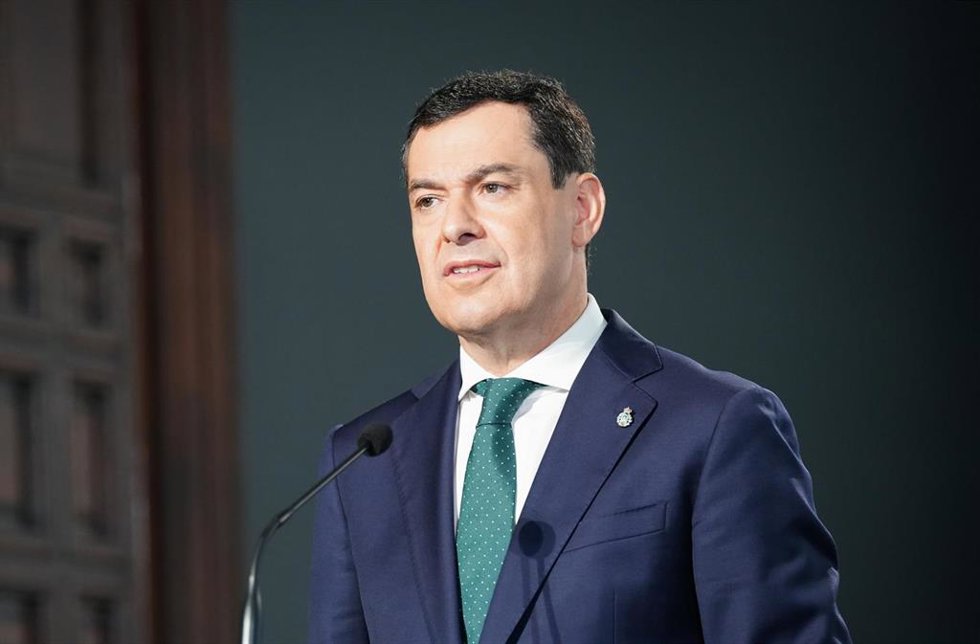 Archivo - El presidente de la Junta de Andalucía, Juanma Moreno