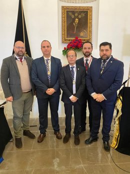 Imagen del pregón commemorativo de la Hermandad de los Afligidos de El Puerto.