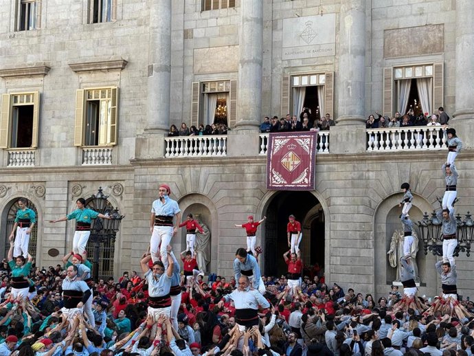 Diada Castellera de las fiestas de Santa Eulàlia
