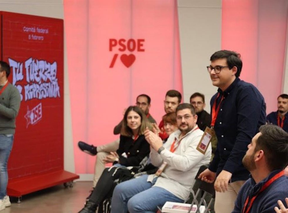 El secretario general de JSE Salamanca, Kevin Pérez, nuevo secretario de Políticas LGTBI de las Juventudes Socialistas.