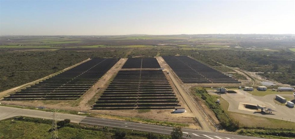 Planta solar en la Base Naval de Rota