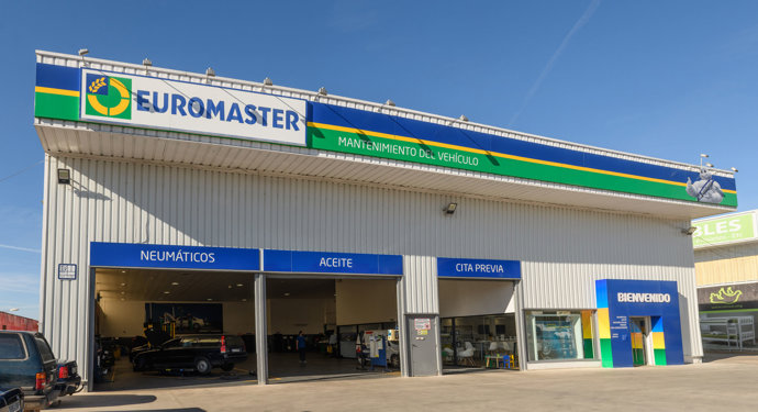 Red de talleres Euromaster en España.