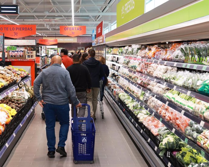 Interior d'Aldi Alfafar