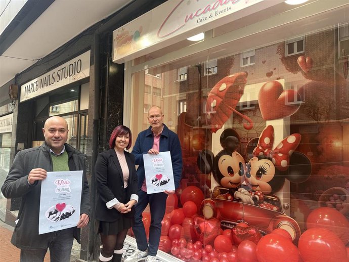 Presentación de la campaña 'Díselo sin palabras' de los comercios de Barakaldo