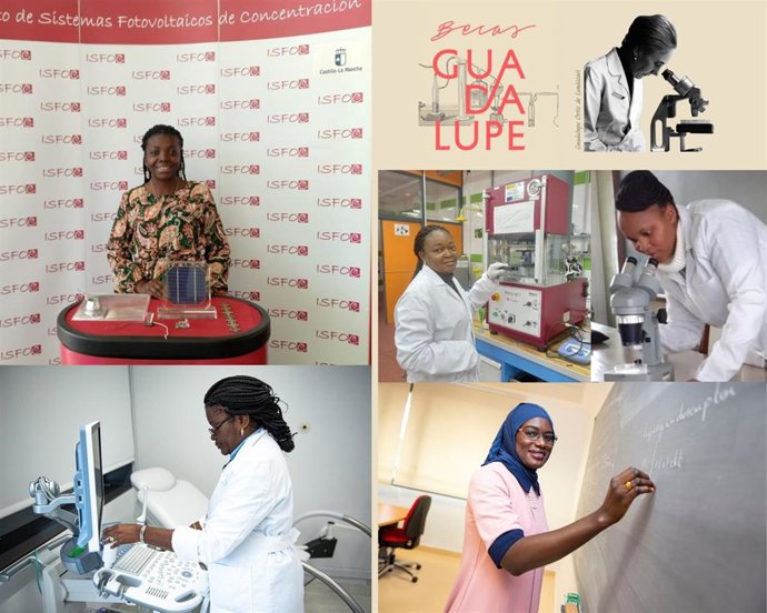 Mujeres científicas de África subsahariana premiadas con las Becas Guadalupe.