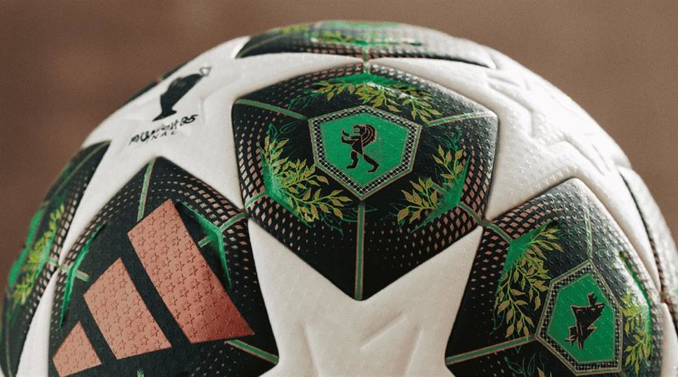 El nuevo balón de la Liga de Campeones.