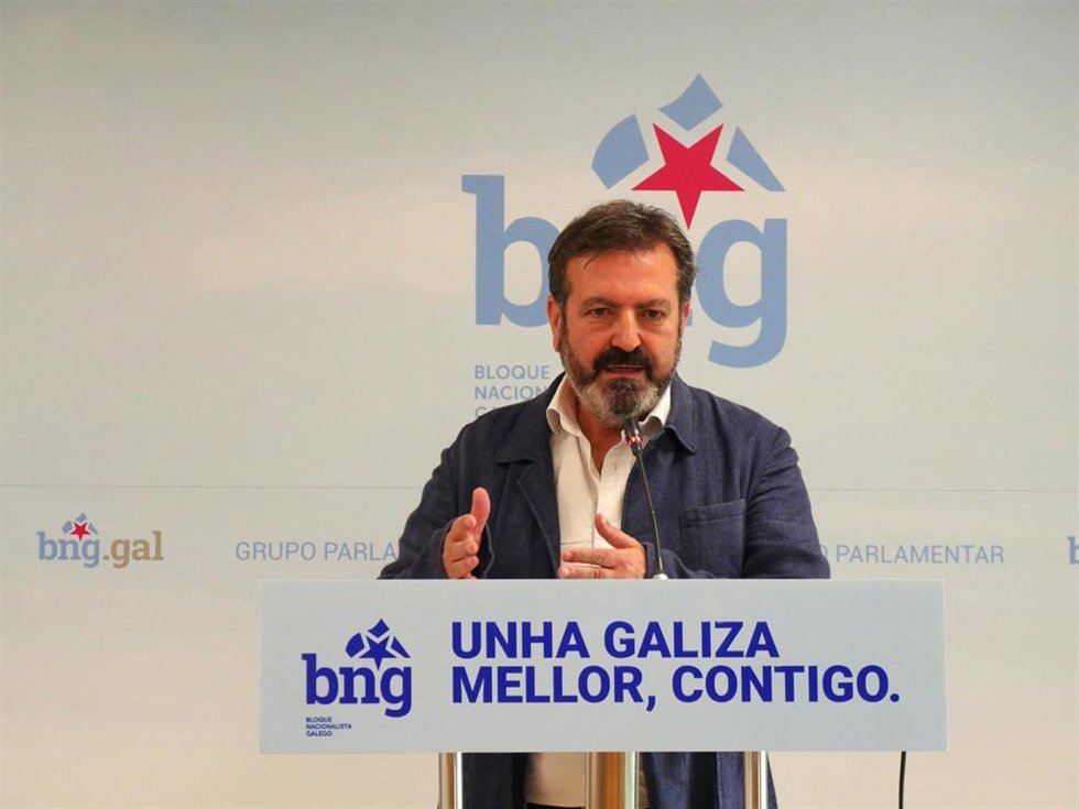 Archivo - El diputado del BNG Luis Bará