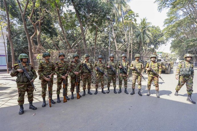 Imagen de archivo de la Policía de Bangladesh. 