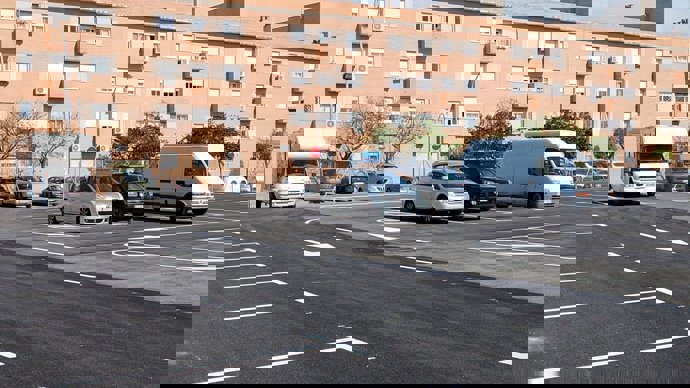 Parcela habilitada para aparcamientos en Pino Montano para compensar la eliminación de plazas por las obras del metro