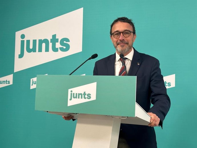 El portavoz de Junts, Josep Rius