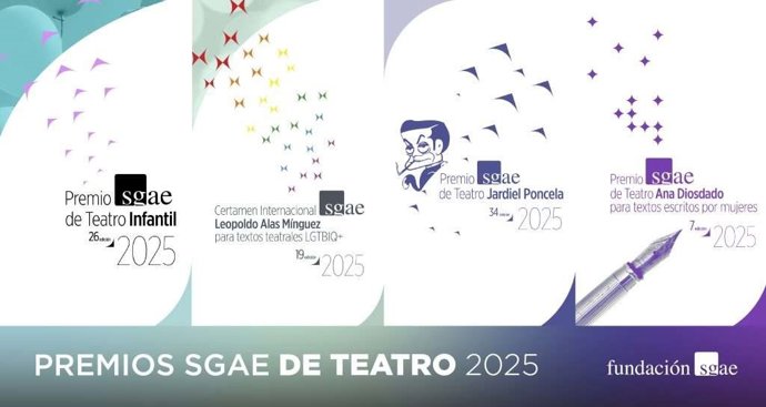 Cartel de los premios de la Fundación SGAE.