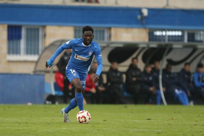 El jugador de la SD Amorebieta Nassourou Ben Hamed.