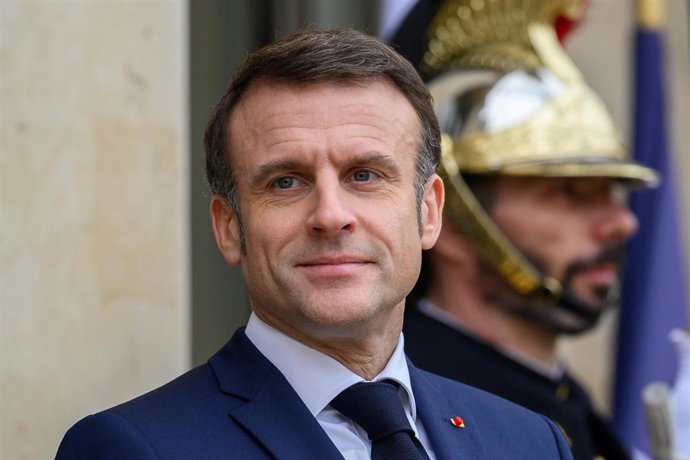 Archivo - El presidente de Francia, Emmanuel  Macron.