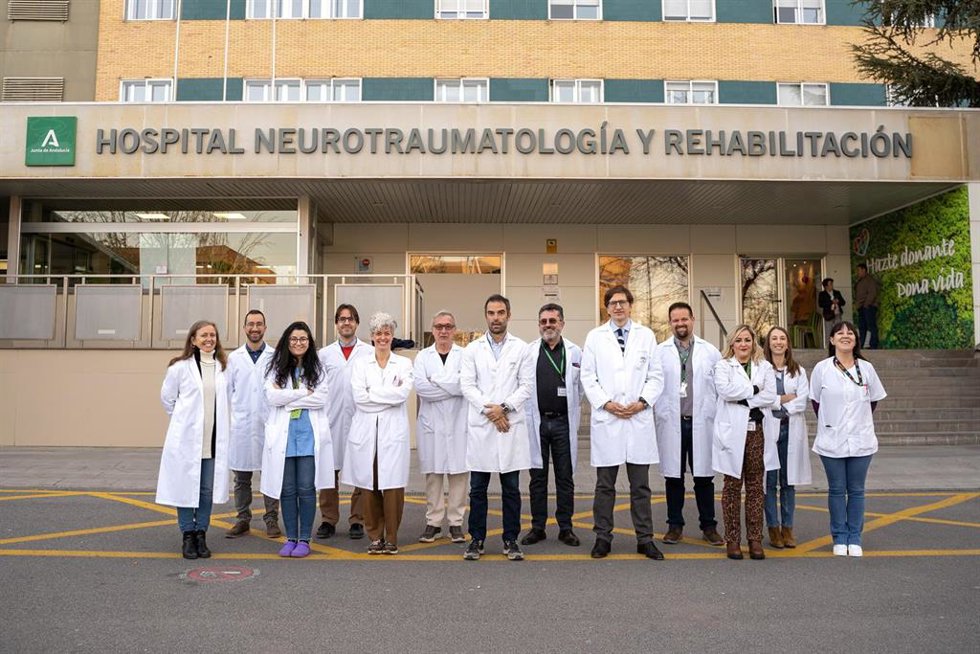 Profesionales del Hospital Virgen de las Nieves de Granada