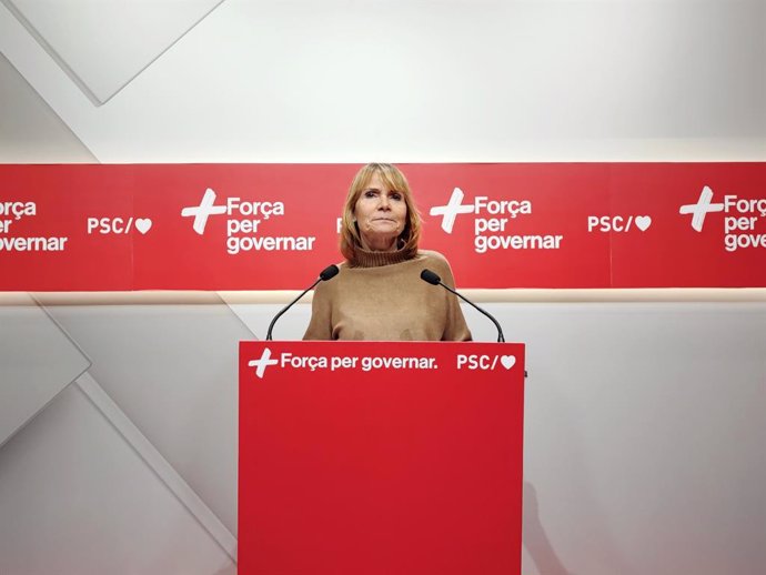 La vice-primera secretària i portaveu del PSC, Lluïsa Moret