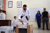 Foto: AMP.- Ecuador.- Noboa llama a "seguir luchando" y celebra su victoria frente al "viejo Ecuador" en primera vuelta