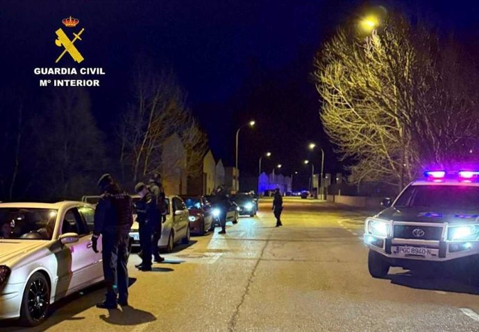 Imageb de la 'kedada' de 150 vehículos anunciada en Soria