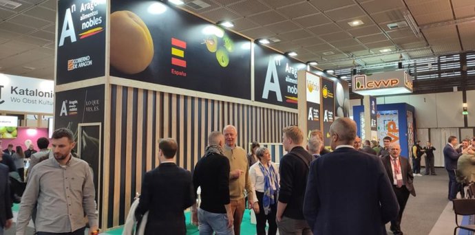 Aragón Alimentos dispuso un espacio a disposición de las empresas de la Comunidad.