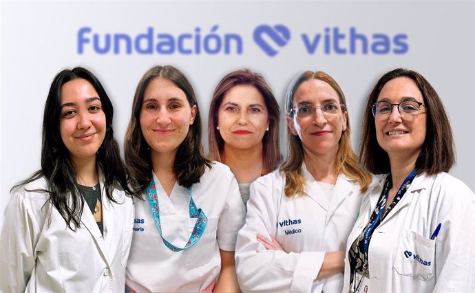 Profesionales dedicadas a la investigación en hospitales del grupo Vithas.