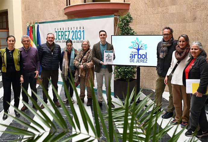 Jaime Espinar en la presentación del Plan Árbol.
