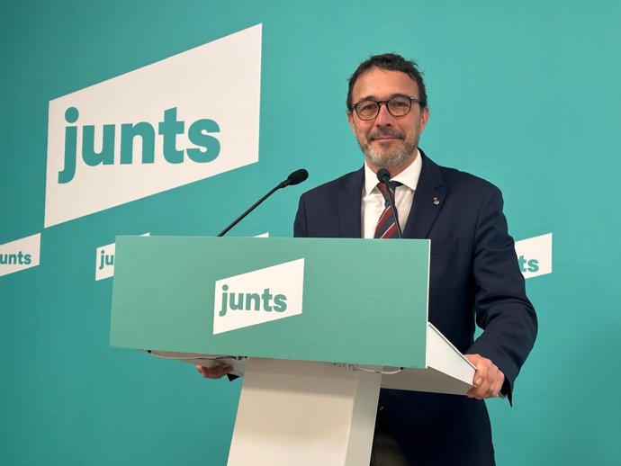 El portaveu de Junts, Josep Rius