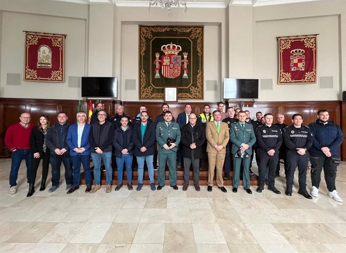 Asistentes a la Junta de Seguridad