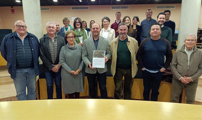 Miguel Ruz (centro), junto a otros alcaldes, en la jornada de participación para la elaboración de del Plan de Actuación Integrado.