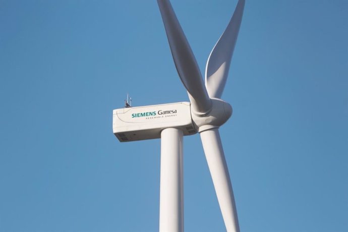 Archivo - Aerogenerador 4.X de Siemens Gamesa