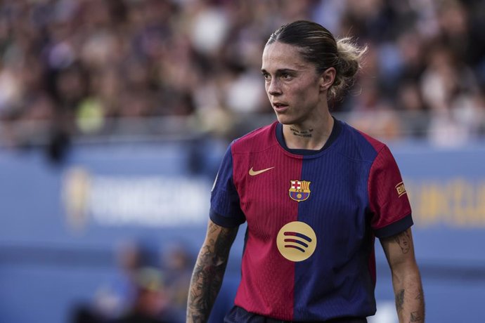 Archivo - Mapi Leon of FC Barcelona Femenino looks on during the Spanish Women league, Liga F, football match played between FC Barcelona and Costa Adeje Tenerife at Johan Cruyff Stadium on November 24, 2024 in Sant Joan Despi, Spain.