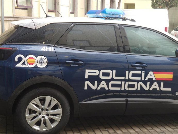 Vehículo de la Policía Nacional.