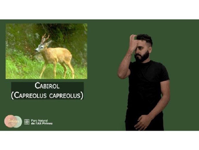 Ejemplo de uno de los nuevos signos que se han elaborado