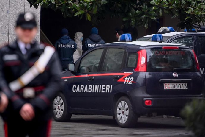 Imagen de archivo de un dispositivo de los Carabinieri en Italia. 