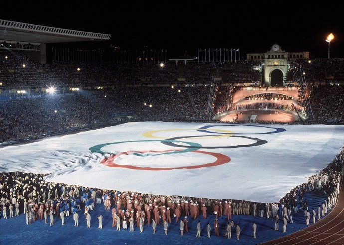 Juegos Olímpicos de Barcelona 1992. Inauguración en el Estadi Olímpic Lluís Companys