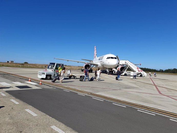 Archivo - Un avión de Volotea