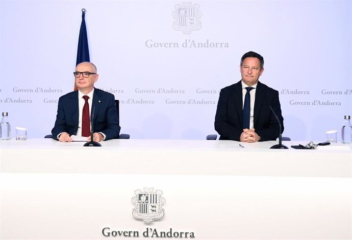 Ramon Lladós y Rodolphe Blavy durante la rueda de prensa.