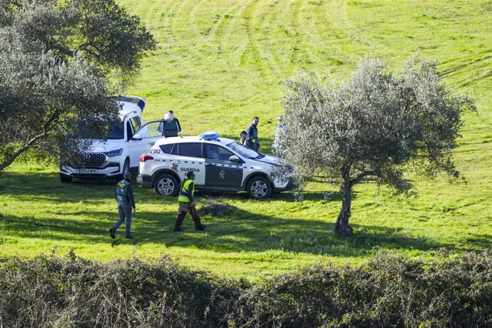 Imágenes de la búsqueda la pasada semana de una mujer desaparecía en Santa Olalla del Cala (Huelva). 