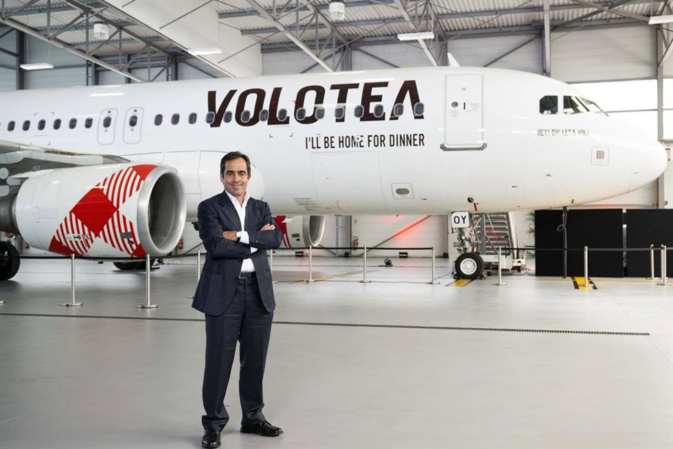 Archivo - El consejero delegado de Volotea, Carlos Muñoz.